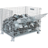 Folding Wire Container GC324028S4 40x32x34-1/2 2" Mesh Size 3000-4000 Lb. Cap