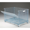 Folding Wire Container GC404830S4 48x40x36-1/2 3000-4000 Lb Cap.Drop Gate 48" Side
