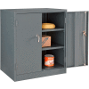 Armoire à hauteur de comptoir industrielle™ Global, 36 po L x 24 po P x 42 po H, non assemblée, grise