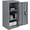 Global Industrial™ Wall Storage Cabinet Assembled 13-3/4"W x 12-3/4"D x 30"H Gray