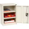 Armoire de rangement murale industrielle™ Global, 18 po L x 12 po P x 26 po H, assemblée, blanche