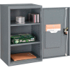 Armoire de rangement murale industrielle™ Global, 19-7/8 po L x 14-1/4 po P x 32-3/4 po H, gris assemblé