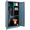 Armoire de conciergerie industrielle™ globale, 36"L x 18"P x 72"H, Gris, Non assemblé