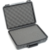 Plastic Protective Storage Cases with Pinch Tear Foam, 13-1/2"x10"x3-3/4", Black