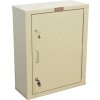 Harloff Large Narcotics Cabinet, Single Door/Double Lock, 23-1/2"W x 10-1/2"D x 29-1/2"H, Beige