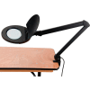 Global Industrial™ 3 Diopter Fluorescent Magnifying Lamp With Covered Metal Arm Black