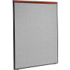 Interion® Deluxe Bureau cloison panneau, 60-1/4" W x 73-1/2" H, gris