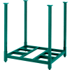 Rack de pile portable Steel King®, pont ouvert, 48 « L x 42 » P x 36 « H, vert