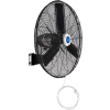 Global Industrial 30" Wall Mounted Misting Fan, Outdoor Rated, Oscillating, 8400 CFM, 3/10 HP