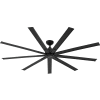 Global Industrial 72" Industrial Ceiling Fan, DC Motor, 6 Speed, 11290 CFM, Black