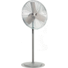 TPI 30" Pedestal Fan, 2 Speed, 4300 CFM, 324W, 1/4 HP, Single Phase, Gray