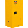 Global Industrial™ Inflammable Cabinet, Self Close Single Door, 16 Gallon, 23"Wx18"Dx44"H