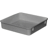 Molded Fiberglass Toteline Nesting Tote 924108 - 9-3/4"L x 9-1/4"W x 2-1/8"H, Gray