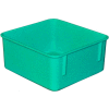 Molded Fiberglass Toteline Nesting Tote 923108 - 9-3/4"L x 9-1/4"W x 4-1/2"H, Green