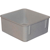 Molded Fiberglass Toteline Nesting Tote 923108 - 9-3/4"L x 9-1/4"W x 4-1/2"H, Gray
