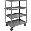 Jamco Shelf Truck w/4 Shelves, 3000 lb. Capacity, 48"L x 30"W x 60"H, Gray