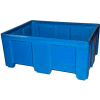 Forkliftable Bulk Shipping Container No Lid - 49-1/2"L x 37-1/2"W x 21-1/2"H, Black