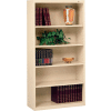 Welded Steel Bookcase 66"H - Putty