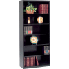 Welded Steel Bookcase 78"H - Black