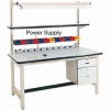Pro-Line Power Supply W/ 8 Outlets & 6'L Cord, 72"W, Tan