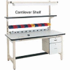 Pro-Line Steel Shelf, 72"W x 12"D, Tan