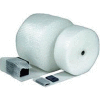 Global Industrial Non Perforated Bubble Rolls, 24"W x 500'L x 3/16"W Thick, Clear, 2/Pack