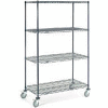 Nexelon® Wire Shelf Truck w/Brakes, 1200 lb. Capacity, 36"L x 18"W x 69"H