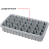 Dandux Length Divider 50P0016067 for Dividable Nesting Box 50P1816070, 50P1811070, Gray - Pkg Qty 6