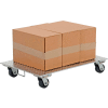 Aluminum Dolly PDA-2436-R-S-H 36"L x 24"W with Solid Deck & Rubber Wheels