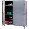 Strong Hold® Heavy Duty Double Shift Storage Cabinet 56-DS-248 - 60x24x78