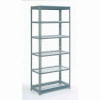 Global Industrial™ Heavy Duty Shelving 48"W x 12"D x 60"H With 6 Shelves - Wire Deck - Gray