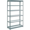Global Industrial™ Heavy Duty Shelving 48"W x 18"D x 84"H With 6 Shelves - Wire Deck - Gray