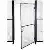 Husky Rack & Wire EZ Wire Mesh Partition Hinged Door - 3'Wx8'H