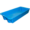Molded Fiberglass Nest and Stack Tote 780108 with Wire - 42-1/2" x 20" x 7-1/2", Pkg Qty 5, Blue - Pkg Qty 5