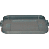 Flat Lid For 28 Gallon Square Rubbermaid Brute Waste Receptacles - Gray