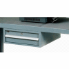 Global Industrial Utility Drawer for Audio Visual Instrument Cart, 17-1/4"L x 20"W x 6-1/2"H