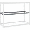 Global Industrial™ Additional Shelf, Double Rivet, No Deck, 48"L x 36"P, Gray, États-Unis