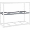 Global Industrial™ Additional Shelf, Double Rivet, No Deck, 60"L x 36"P, Gray, États-Unis