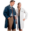 Unisex Lab Coat - Navy, S