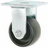 Faultless Rigid Plate Caster 7760S-4 4" Polyolefin Wheel