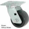 Faultless Swivel Plate Caster 1431-5RB 5" Phenolic Wheel with Brake