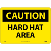 Safety Signs - Caution Hard Hat Area - Fiberglass