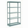 Global Industrial™ Extra Heavy Duty Shelving 48"W x 12"D x 96"H With 5 Shelves, Wire Deck, Gry