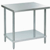 Aero Manufacturing 430 Table en acier inoxydable, 30 x 24 », sous étagère, calibre 18