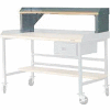 Built-Rite Steel Riser W/ Laminate Square Edge, 60"W x 12"D, Gray