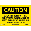 Signalisation de sécurité - Attention zone - Rigides en plastique 7" H X 10" W