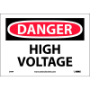 Signalisation de sécurité - Danger haute tension - Vinyle 7" H X 10" W