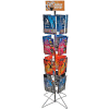 Azar Displays 300672, 16 Pocket Wire Literature Spinner, Chrome