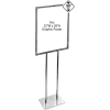 Global Approved 300702, Single Panel Sign Easel Display, 22W x 60"H x , 1 Pc