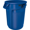 Rubbermaid Brute® 2632 Trash Container w/Venting Channels, 32 Gallon - Blue